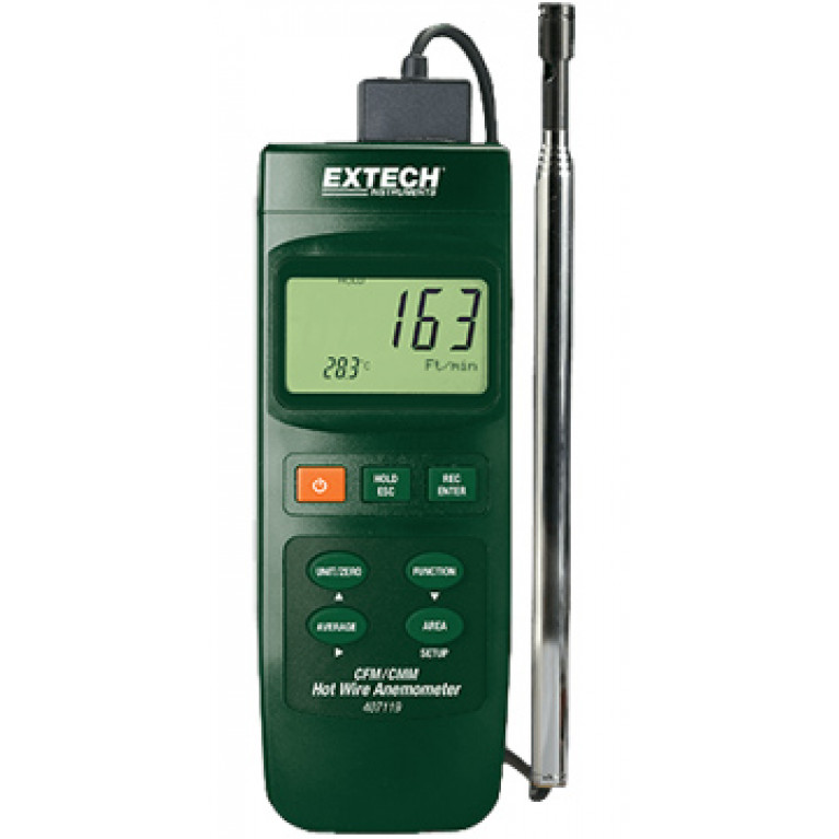 Термоанемометр Extech 407119 CFM с 3-футовым зондом