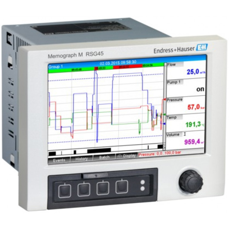 E+H Memograph M RSG45 Расширенный менеджер данных