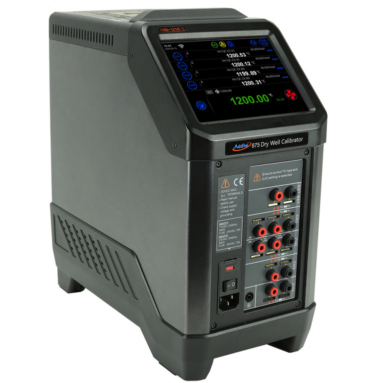 Печи для калибровки термопар Additel ADT875 и ADT878-1210
