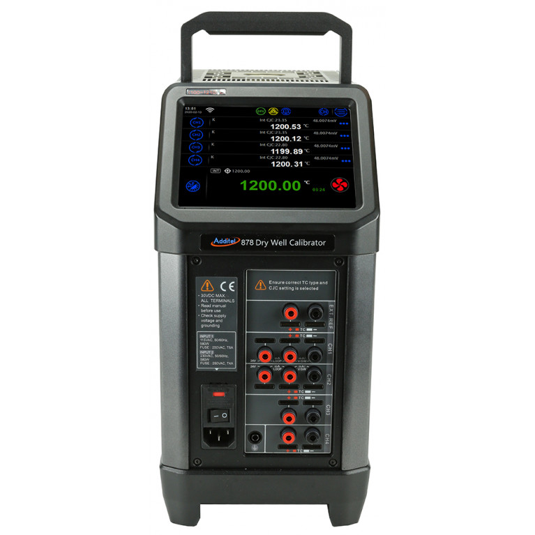 Печи для калибровки термопар Additel ADT875 и ADT878-1210